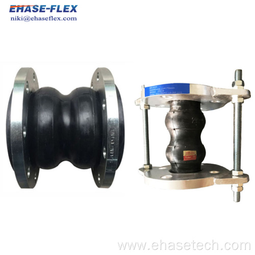 Neoprene/epdm double sphere rubber expansion joint